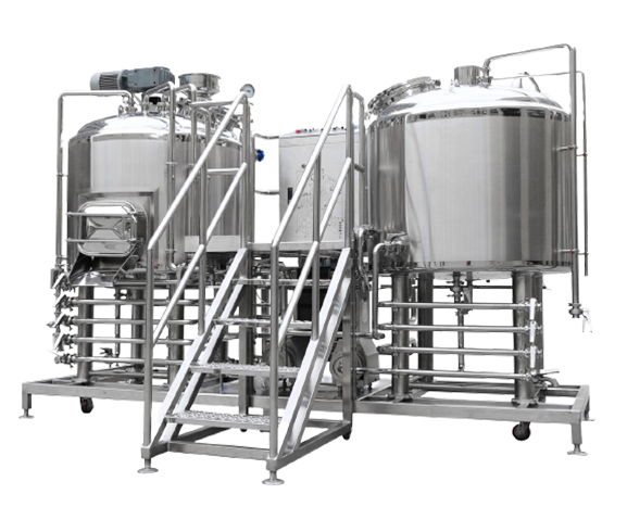 7BBL Commercial Brewhouse พร้อมระบบทำความร้อนด้วยไอน้ำ