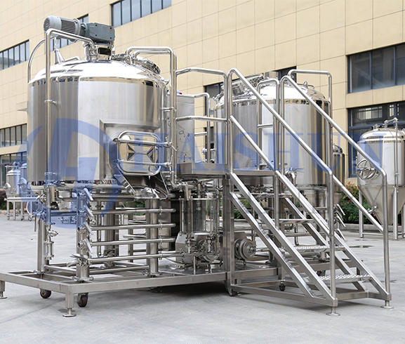 7BBL Commercial Brewhouse พร้อมระบบทำความร้อนด้วยไอน้ำ