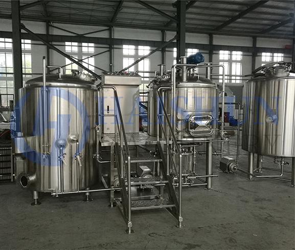 5BBL โรงเบียร์ 2 ลำพร้อมระบบทำความร้อนด้วยแก๊ส