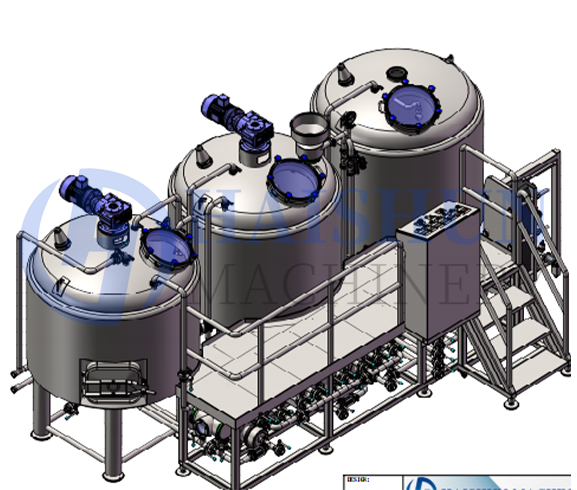 โรงเบียร์ 15BBL 3 ลำ MT/LT+BK+WT